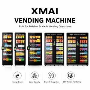 Distributeur automatique réfrigéré XMAI à vision IA, direct usine, 15-53 pieds cubes, connectivité 4G LTE, surveillance à distance, contrôle de température, garantie 1 an - Product Image 1