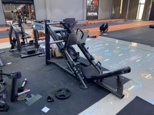 <span class=keywords><strong>Machine</strong></span> de <span class=keywords><strong>musculation</strong></span> pour les jambes TZ Fitness TZ-8308, presse à jambes à 45 degrés, entraînement de force, charge de poids, presse à jambes linéaire - Product Image 4