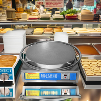 Machine électrique commerciale de crêpe et de crêpe noyau automatique de tube de chauffage de plaque chauffante en acier pour l'usage domestique d'hôtels de restaurant