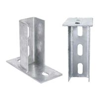 Support de fixation pour panneaux solaires HDG PV à deux/trois/quatre trous, connecteur en acier Q235, support modulaire industriel Songyin Kunshen
