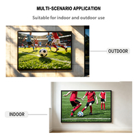 75 Zoll 4K UHD Full HD Smart Outdoor TV Wasserfestes Großbild-Digital-Signage- und Entertainment-Display