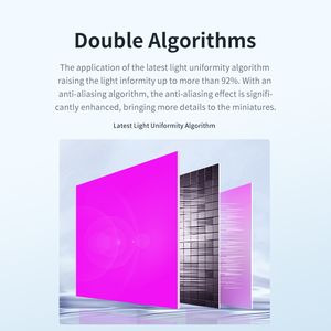 สำหรับเครื่องพิมพ์สามมิติ Photon D2 SLA อัลกอริธึมคู่ ความละเอียดสูงพิเศษ พิมพ์สามมิติด้วย PLA อายุการใช้งาน 20,000 ชั่วโมง ขนาด 5.9 นิ้ว - Product Image 4