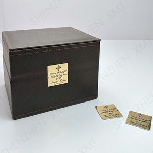 激光雕刻铝资产标签冲压金属标签二维码打印金属标签蜡烛工艺 - Product Image 2