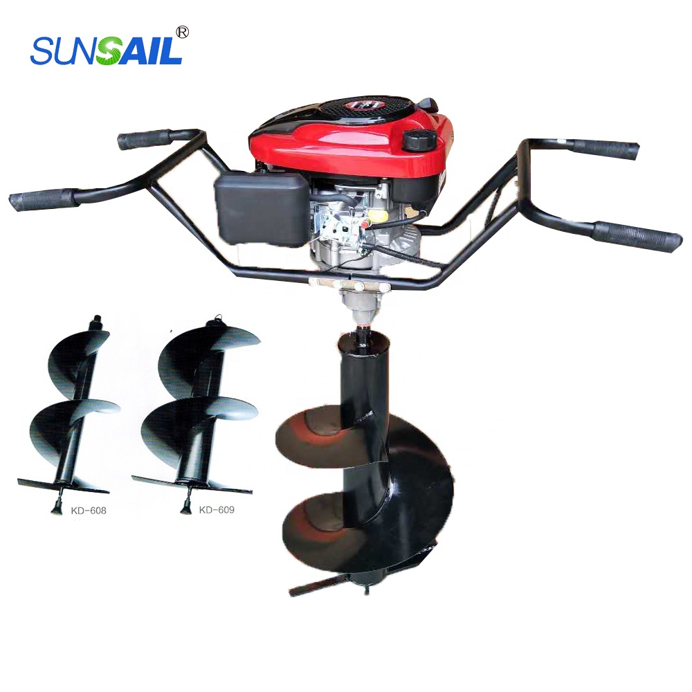 Khí Khoan 140cc Tính Năng Hai Người Đàn Ông Đào Trái Đất Auger Công Cụ Khoan