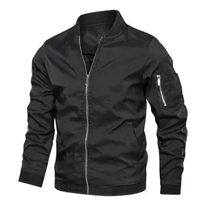 2024 Venta caliente barata muestra resistente chaqueta chaquetas de Hombre Nuevo diseño chaqueta de hombre negro