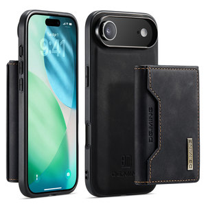 Per <span class=keywords><strong>Apple</strong></span> iPhone <span class=keywords><strong>Air</strong></span> iPhone17 17 Pro Max <span class=keywords><strong>Cover</strong></span> fabbrica DG. MING M2 custodia per telefono in pelle rimovibile magnetico antiurto - Product Image 1