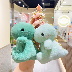 Хит продаж: Милый плюшевый брелок-динозавр — игрушка для автомата-хватайки, мягкая игрушка для сумок и брелоков, рекламные брелоки - Product Image 3