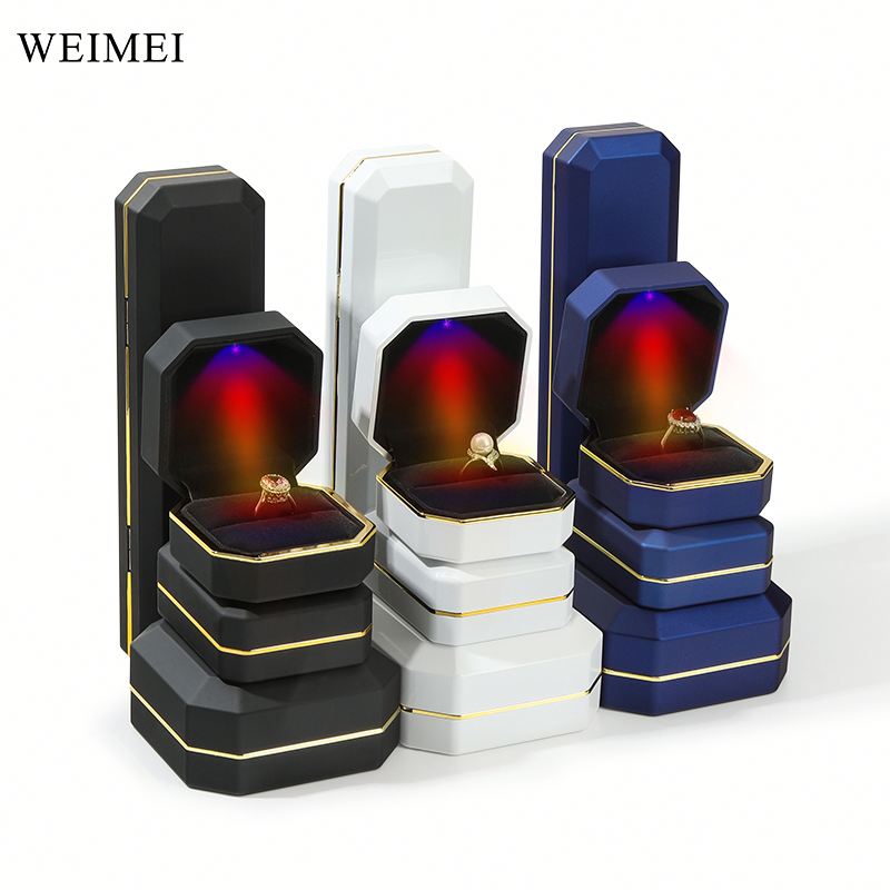 Diamond LED Light Boxes Luxury Jewelry Packaging Solutions