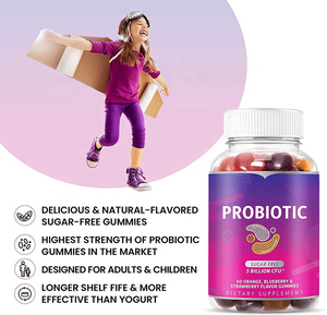 Gomitas Probióticas y Prebióticas Sin Azúcar para Adultos y Recién Nacidos, Apoyo Inmunológico y Digestivo, 10 Mil Millones de UFC, Veganas, para Mujeres, Novedad 2025 - Product Image 4