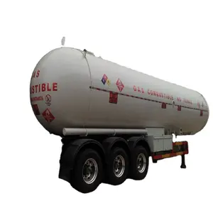 Hot Selling ASME ISO Pressure Vessel LPG Gas Transporter Trailer Cryogenic Liquid Argon LOX/LIN/Lar/LNG LPG Trailer For Sale
