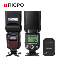Flash Universal Triopo TR-950II, Flash para Cámara TR950II con Disparador G4 para Nikon, Canon, Sony, Fujifilm