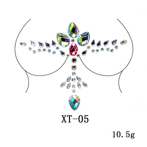 Cache-tétons en strass de haute qualité pour femmes, motif <span class=keywords><strong>diamant</strong></span>, pour fêtes et occasions spéciales, patchs de poitrine - Product Image 5