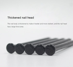 High Durability Black Hardened Steel Nails Factory OEM ODM Custom Round Head Concrete <b>Fasteners</b> - Product Image 2