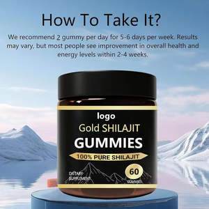 OEM/ODM shilajit gummies ผลิตภัณฑ์เสริมอาหารกีฬาโภชนาการที่อุดมไปด้วยน้ำผึ้ง Manuka อินทรีย์และ shilajit - Product Image 2