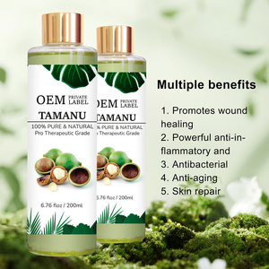 Wholesale Pro Therapeutic Grade <strong>Tamanu</strong> <strong>Oil</strong> 200ml for Wound Healing and Skin Repair Massage Essential <strong>Oil</strong> - Product Image 2