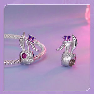Original 925 Sterling Silber Modische Bunte Magische Katzen-Charms Perlen für Damen Passend für Original DIY Armband Halskette Feiner Schmuck - Product Image 5