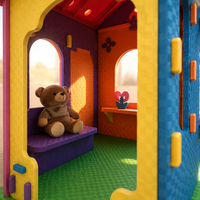 Château de princesse en mousse EVA à construire soi-même, puzzle 3D, grande maison de jeu, jouet éducatif STEM pour filles, certifié CPC