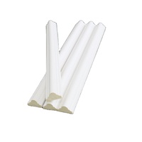 Plinthe murale moderne en PVC/PS écologique, imperméable, apprêtée blanche, pour villas et hôtels