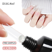ZYZC Fournisseur d'ongles – Vegan, Non Toxique, Sans HEMA, Certifié MSDS, Paillettes Naturelles Longue Durée, Durcissable UV/LED, 60ml, Professionnel