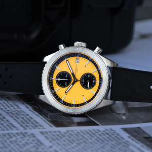 นาฬิกาควอตซ์ <span class=keywords><strong>VK61</strong></span>สแตนเลส10 ATM กันน้ำปรับแต่งโลโก้ได้ MOQ ต่ำ50ชิ้นต่อสีสำหรับผู้ชาย - Product Image 4