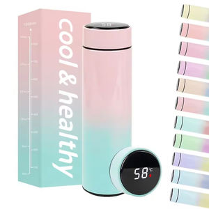 Termo de Acero Inoxidable de 500 ml con Pantalla LED de Temperatura, Botella de Agua Inteligente para Camping, Ecológica, con Aislamiento Térmico de 24 Horas - Product Image 6