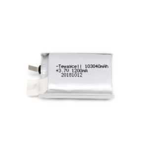 103040 1200mah 3,7 v high capacity rechargeable size Petty's battery ion cells packet - Product Image 2