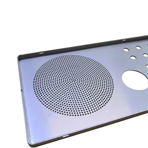 Laser Cutting Color Brushed Anodized Extruded Aluminum Speakers Audio System Sound Box