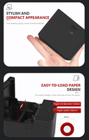 Printer Thermal USB/Koneksi Desktop 58mm untuk Struk dan Tagihan, Tersedia untuk Usaha Kecil