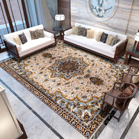 Tapis en velours cristal persan personnalisés pour salon, tapis bohème, grands tapis et carpettes sur mesure