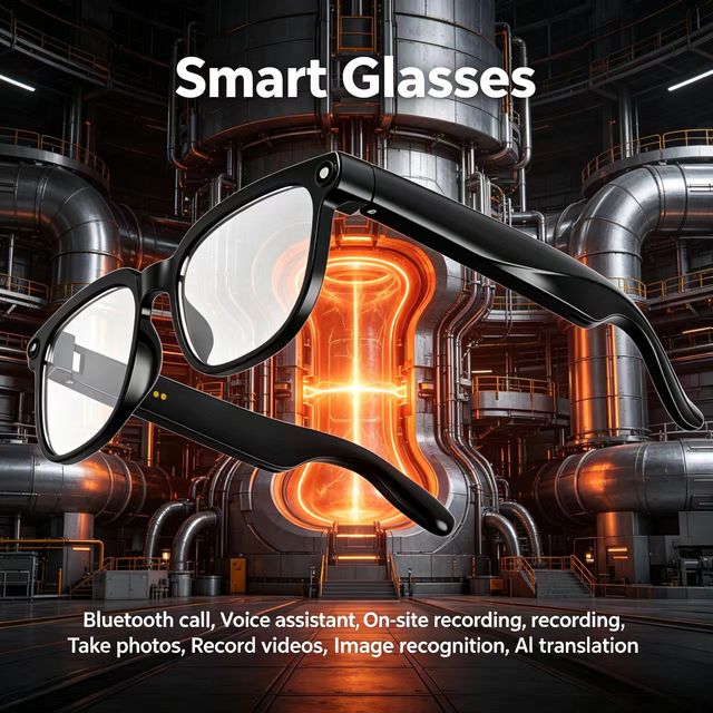 M02S Waterproof AI Smart Glasses IP65 Real Time Translation Bluetooth Call Music Touch Switch Voice Assistant Video
