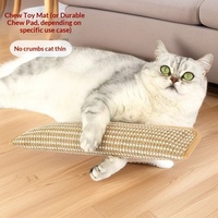 Jouet à mâcher en sisal et herbe à chat de Henan pour chats, en forme de coussin ; Jouet anti-ennui résistant aux morsures pour le nettoyage des dents ; Vente en gros directe usine