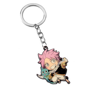 3 diseños personalizados Anime bolsa encanto accesorios Etherious Natsu Dragneel feliz llavero - Product Image 1