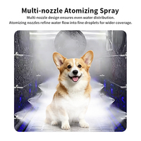 Machine à laver et à sécher pour animaux domestiques (chiens, chats, moutons) en acier inoxydable 110-240V, utilisation en salle de bain ZCD8803M