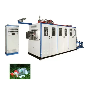 OEM customized automatic hydraulic disposable plastic glass cup thermoforming machine small making machines plastic