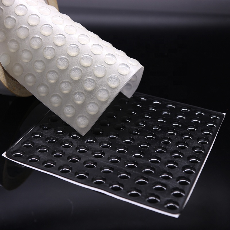 Hot Sell Bumpon Buffer Pads Rutsch feste Gummi füße Stoßstange Auf Lager Adhesive Clear Silicon Dots