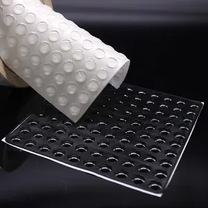 Vendita calda Bumpon Buffer Pads antiscivolo piedini In gomma paraurti In stock adesivo trasparente Silicon Dots