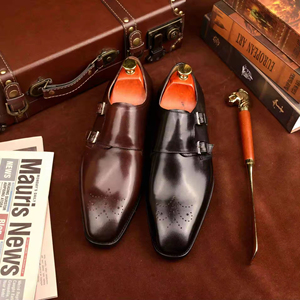 Zapatos Oxford de Cuero para Hombre, Estilo Británico, con Bordado, Punta en Pico, Transpirables, Hechos a Mano, de Alta Gama, para Bodas y Negocios - Product Image 4