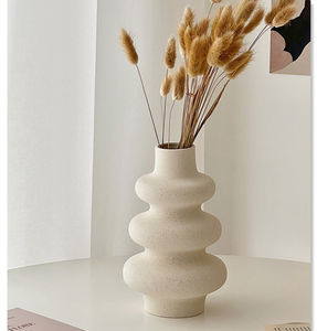 Commercio all'ingrosso irregolare moderno stile nordico a spirale vasi in ceramica bianca per la <span class=keywords><strong>casa</strong></span> Hotel decorazione ornamento vasi in ceramica per la decorazione della <span class=keywords><strong>casa</strong></span> - Product Image 5