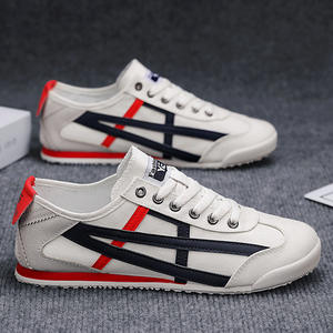 Été Nouvelle Arrivée Hommes Versatile Canvas Lace-Up Sneakers Stylish Breathable Mesh Running Casual Athletic <span class=keywords><strong>Shoes</strong></span> - Product Image 1