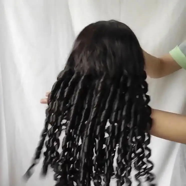 18 Zoll passionales gedrehtes Crochet-Haar für schwarze Frauen Wasserewelle Zöpfhaarverlängerungen