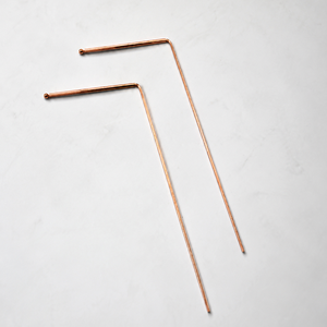 Kit de baguettes de radiesthésie Feng Shui pour le défrichement des terres et l'évaluation énergétique des maisons, instrument de divination en cuivre, exportateur - Product Image 4