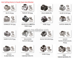 סט גליל wanou rxk 58 מ "מ rx135 rxking 2 פעימות בלוק גליל אופנוע - Product Image 4