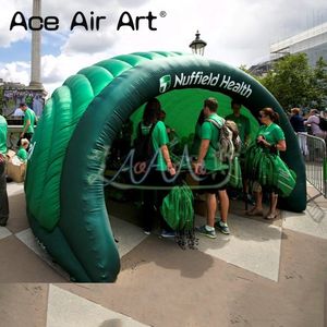 Tienda de campaña de lujo, media cúpula inflable, diseño de carcasa único para eventos al aire libre, fiestas y camping, carpa <span class=keywords><strong>Luna</strong></span> inflable iluminada con LED - Product Image 5