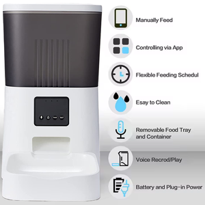 Telecomando automatico tramite App Mobile prezzo all'ingrosso di plastica carica alimentatore intelligente per animali domestici con Microchip Wifi - Product Image 5