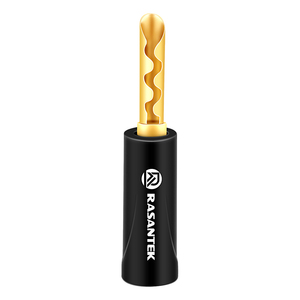 Negro/rojo cable de altavoz de audio conectores banana jack de 4mm terminal - Product Image 3