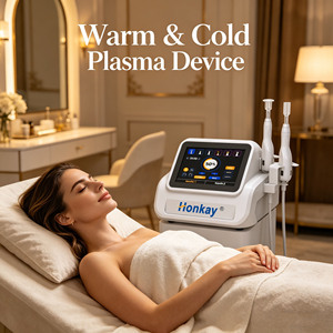 Équipement de beauté à plasma froid certifié CE, pour nettoyer la peau, blanchir et raffermir les paupières, 2 poignées plasma chaud et froid pour salon - Product Image 1