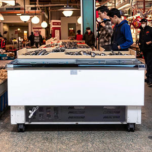 Puerta Corredera <span class=keywords><strong>Horizontal</strong></span> a Precio de Fábrica -18 ° <span class=keywords><strong>Vitrina</strong></span> Comercial para Postres Congelados, <span class=keywords><strong>Congelador</strong></span> de Helados para Tiendas de Comestibles - Product Image 6