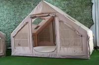 Grande tente de glamping gonflable 3000 mm en tissu Oxford imperméable, ouverture automatique rapide, abri extérieur écologique, fabricant