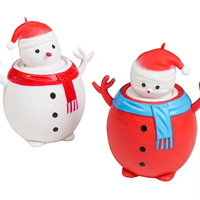 Vente Flash : Jouet anti-stress pop-up pour TDAH et autisme, Bonhomme de neige de Noël à presser, Balle anti-stress Bonhomme de neige pour soulager le stress