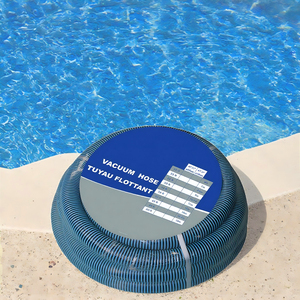 Manguera de vacío para piscina con manguito giratorio 1-1/4 "Manguera extruida EVA para piscina PHA Conectar a cabezales de vacío, espumadera, limpiador, entrada de bomba de filtro - Product Image 1